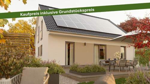 Ext_Einfamilienhaus_Mitwachshaus_Flair_148_GardenView_Hausplaner - Mit Grundstück: Ein Town & Country Haus, welches sich Ihren Lebensumständen anpasst in Liebenau