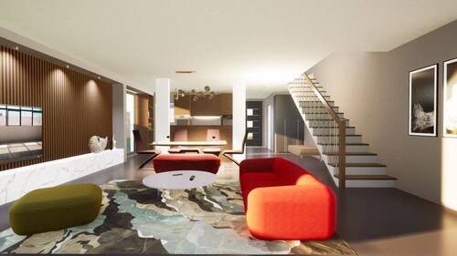 Ansicht Wohnen 2.jpg - 4 Zimmer Mehrfamilienhaus, Wohnhaus zum Kaufen in Köln