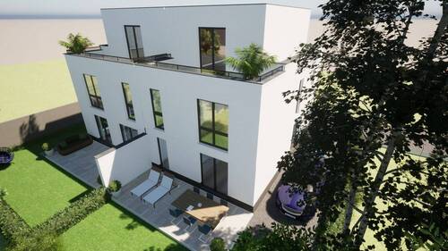 Ansicht Garten Staffel.jpg - Mehrfamilienhaus, Wohnhaus mit 180,00 m&sup2; in Köln zum Kaufen