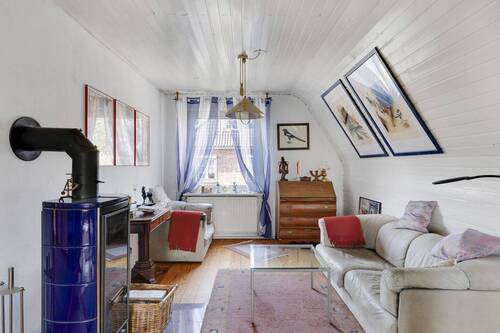 Wohnzimmer mit Kamin - 