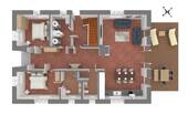 Grundriss Erdgeschoss 3D - 