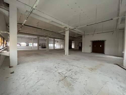 Fläche während Ausbauphase - Halle in Leipzig