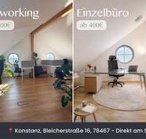 eigenes Büro oder Coworking Schreibtisch, direkt am Seerhein - ruhiger Arbeitsplatz in Konstanz