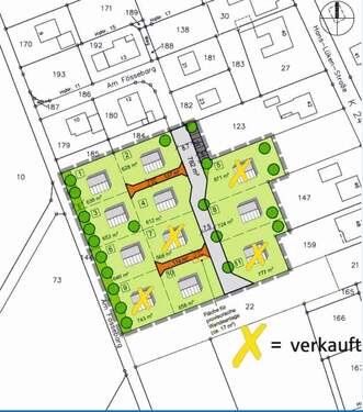 Plan - Baugebiet 'Fössebarg' Windheim - Wohnen in Petershagen