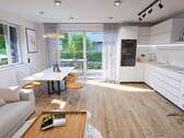 Visualisierung Wohnbereich - 2 Zimmer Etagenwohnung zum Kaufen in Niederkrüchten