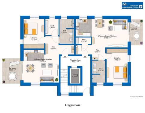 Erdgeschoss - Etagenwohnung mit 68,50 m² in Niederkrüchten zum Kaufen
