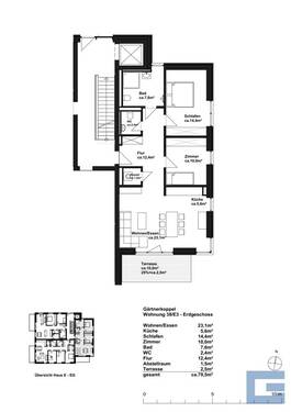 Haus E - Wohnung 38 - Erdgeschoss - 