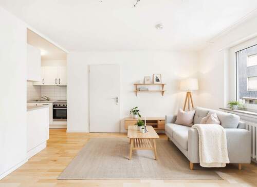 Wohnbereich - Einrichtungsvorschlag - Etagenwohnung mit 36,60 m&sup2; in Stuttgart zum Kaufen