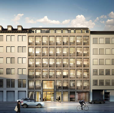 Fassade - München: Repräsentative Büroflächen nähe Stachus! Erstbezug! Provisionsfrei!