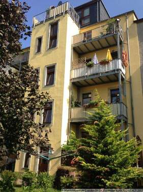 Ansicht Balkone - 3-R-Wohnung mit Balkon in Radebe - 