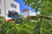 Hausansicht Garten - 4 Zimmer Terrassenwohnung zum Kaufen in Nuthetal