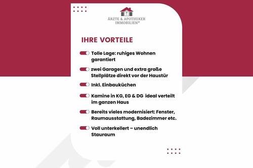 Vorteile - 5 Zimmer Mehrfamilienhaus, Wohnhaus zum Kaufen in Zierenberg