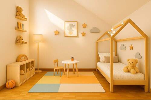 Visualisierung Ankleidezimmer visualisiert als Kinderzimmer - 
