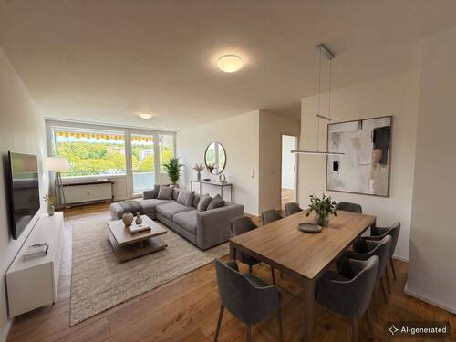 Wohn-Essbereich - Etagenwohnung mit 60,00 m&sup2; in Kaiserslautern zum Kaufen
