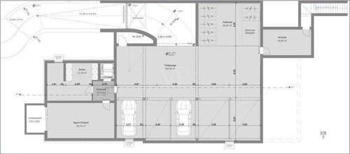 Untergeschoss mit 5 Stellplätzen - 