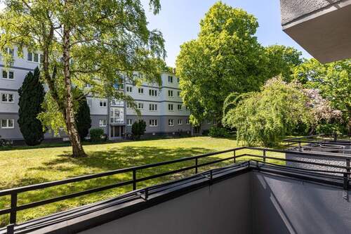Ausblick vom Balkon - Balkon. Bezugsfrei. Berlin-Neukölln