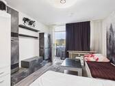 Wohnzimmer/Schlafzimmer - Charmante Einzimmerwohnung mit Balkon