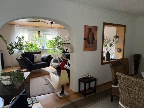 Wohnzimmer mit Esszimmer - 