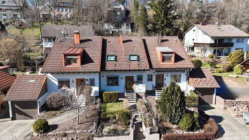 Luftaufnahme - 5 Zimmer Reihenmittelhaus in Königsfeld