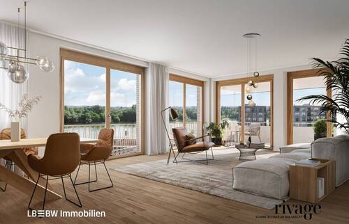 Wohnbereich - Etagenwohnung mit 160,60 m&sup2; in Mainz zum Kaufen