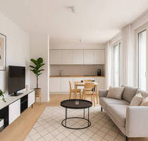 Komfort für Pendler - möblierte 2-Zimmer-Wohnung mit Aufzug, Balkon & Fußbodenheizung in Citynähe - Augsburg Kriegshaber