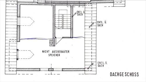 Dachgeschoss (vor Ausbau) - 
