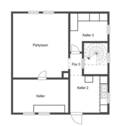 Grundriss Skizze UG - 
