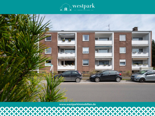 Gebäudeansicht - 3-Zimmer Etagenwohnung mit Loggia und Einzelgarage