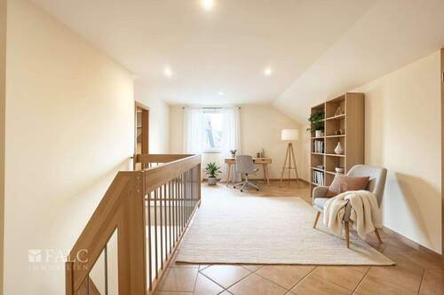 Wohnbeispiel Arbeitszimmer im Dachgeschoss - 