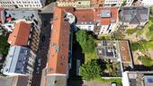 Vogelperspektive Hofansicht - 2 Zimmer Etagenwohnung zum Kaufen in Leipzig
