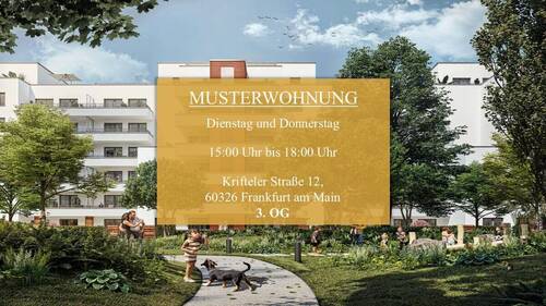 Musterwohnung - 3 Zimmer Etagenwohnung zum Kaufen in Frankfurt am Main