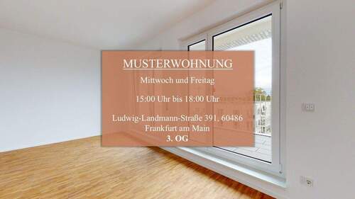 Musterwohnung - 3 Zimmer Etagenwohnung zum Kaufen in Frankfurt am Main