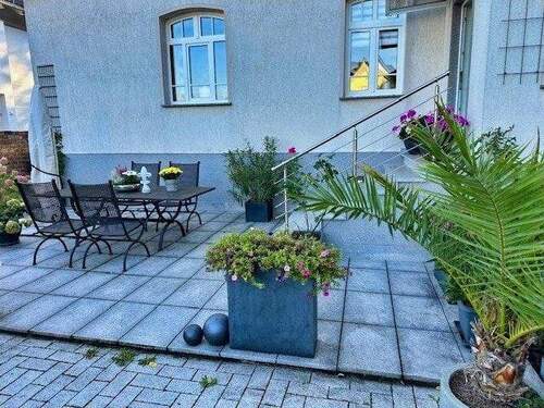 Terrasse mit Hintereingang - Einfamilienhaus mit 181,00 m² in Fürstenwalde zum Kaufen