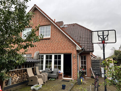 Gartenansicht - Doppelhaushälfte mit 92,00 m&sup2; in Lübeck zum Kaufen