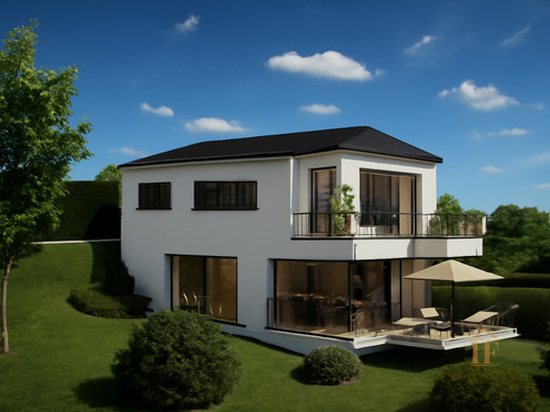 Außenansicht visualisiert - 5 Zimmer Einfamilienhaus zum Kaufen in Starnberg