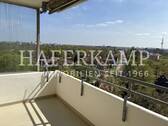 Ausblick vom Balkon - Wohnen mit Weitblick: 3-Zimmer-Wohnung mit großem Balkon