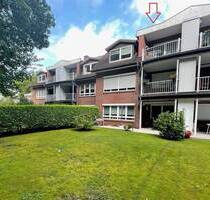 Hude-Süd: Renovierte 3-Zimmer-Maisonettewohnung mit Balkon und Carport