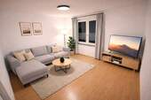 Wohnzimmer - 2 Zimmer Etagenwohnung zum Kaufen in Düsseldorf