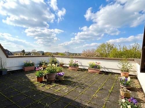 Dachterrasse - 4 Zimmer Etagenwohnung zum Kaufen in Krefeld