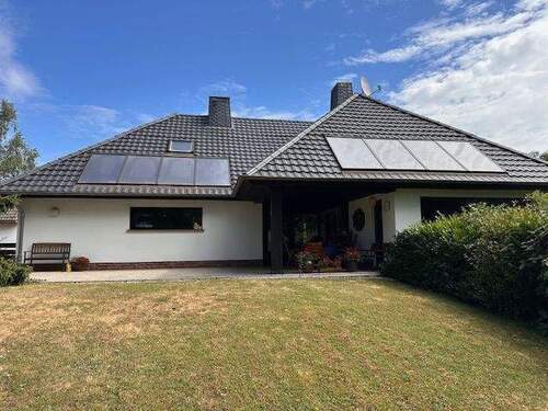 Ansicht Terrasse westl. Ausrichtung - 6 Zimmer Einfamilienhaus zum Kaufen in Wettin-Löbejün