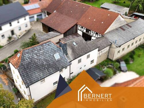 Luftaufnahme - 6 Zimmer Bauernhaus, Landhaus in Lichtenfels