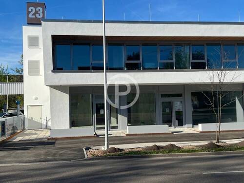 Strassenansicht Süd - Gewerbeobjekt (Büro, Produktion, Verkauf) zur Miete in Weinstadt