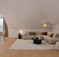 Vermietete 3-Zimmer-Dachgeschosswohnung mit Balkon, Tageslichtbad und Tiefgaragen-Einzelstellplatz - München Pasing-Obermenzing