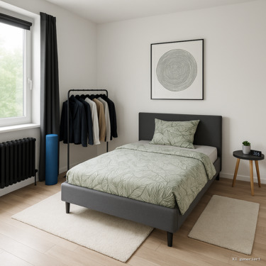 Schlafzimmer - 3 Zimmer Etagenwohnung in Mannheim