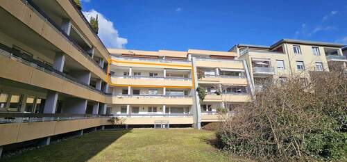 03 Südansicht.jpg - 4 Zimmer Etagenwohnung zum Kaufen in Freiburg im Breisgau