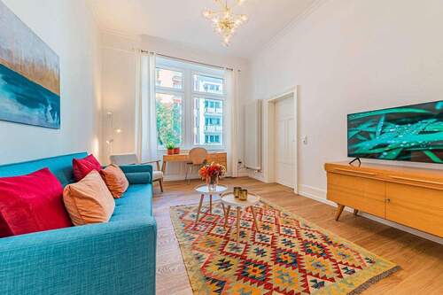 Wohnzimmer - 2 Zimmer Etagenwohnung in Frankfurt am Main