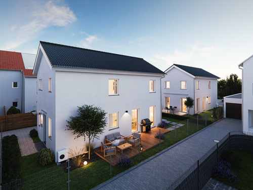 Pfiffligheim_Neue_Planung_Westseite - 4 Zimmer Einfamilienhaus in Worms