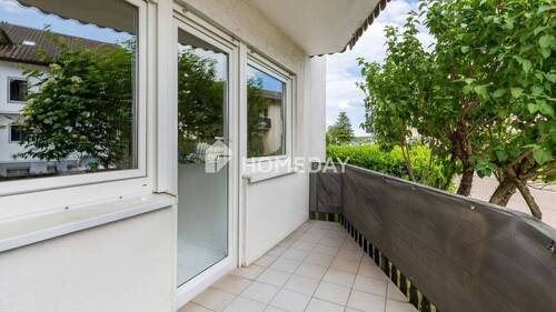 Balkon 2-1 - 2 Zimmer Etagenwohnung zum Kaufen in Bad Schönborn