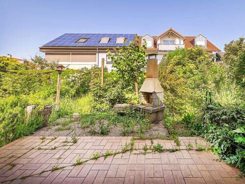 Terrasse Garten - Doppelhaushälfte mit 112,00 m&sup2; in Ettlingen / Spessart zum Kaufen