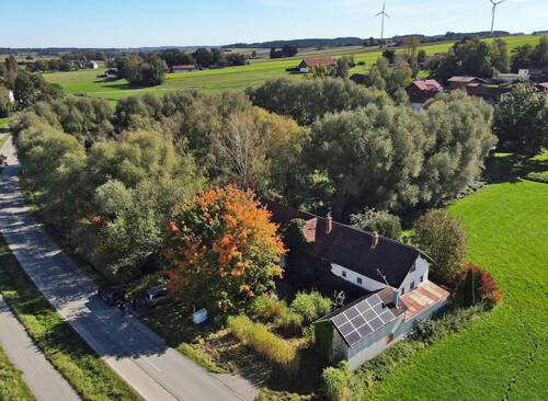 Vogelperspektive Nordwest - Grundstück zum Kaufen in Gangkofen / Geiselberg